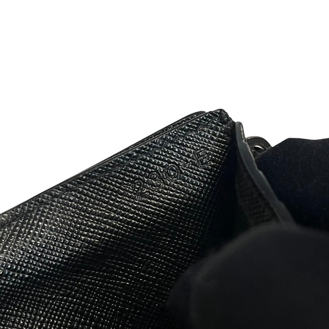 希少✨プラダ ２つ折り財布 カード入れ サフィアーノレザー マルチカラー