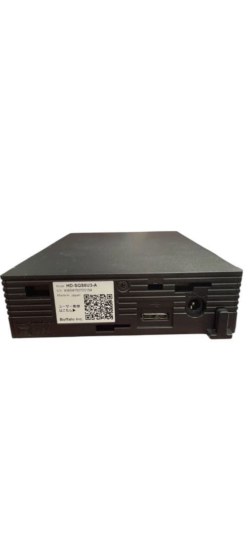 BUFFALO 外付けHDD HD-SQS6U3-A ハードディスク #ur