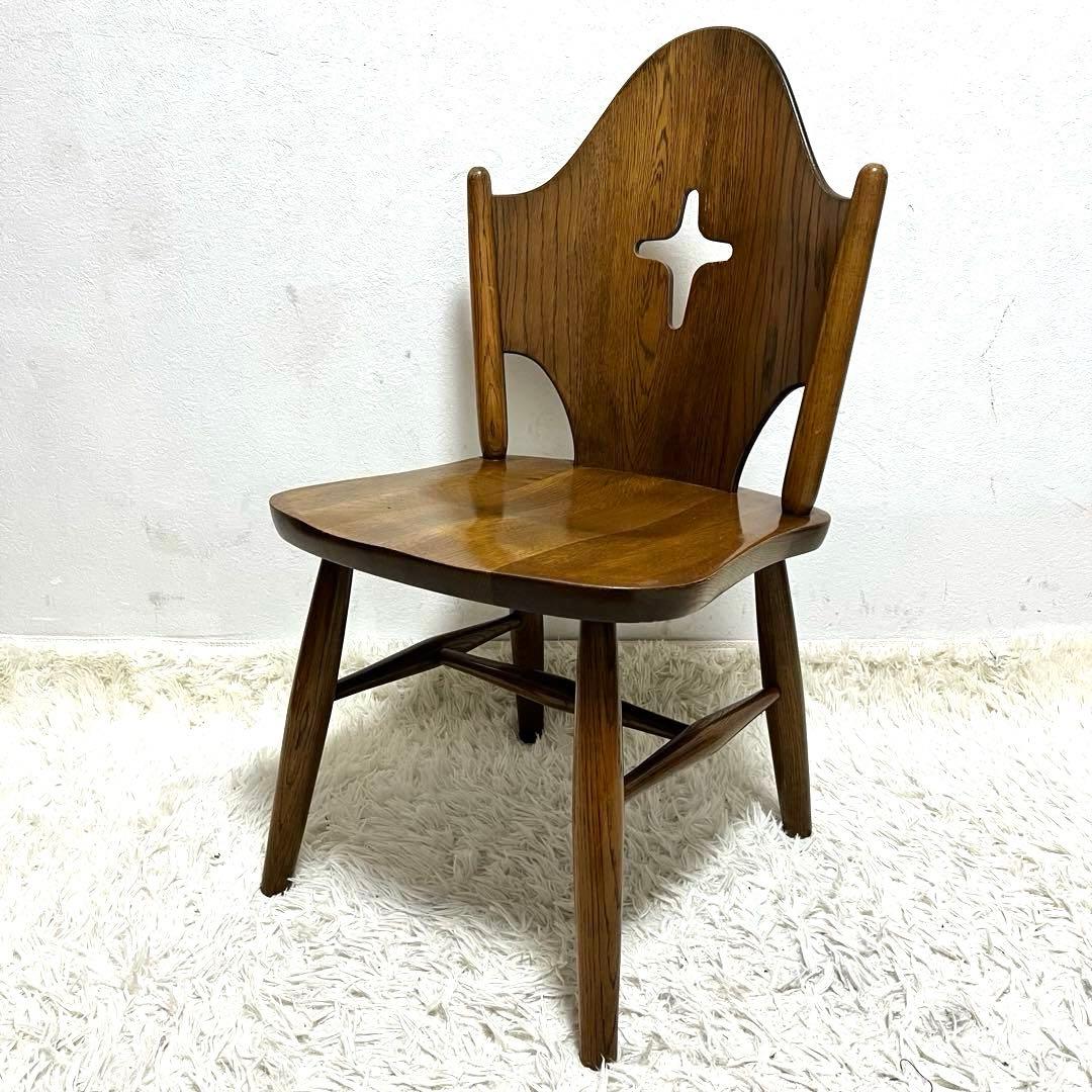ヴィンテージ WINDS 太平 チャーチチェア ダイニングチェア 飛騨家具 2脚