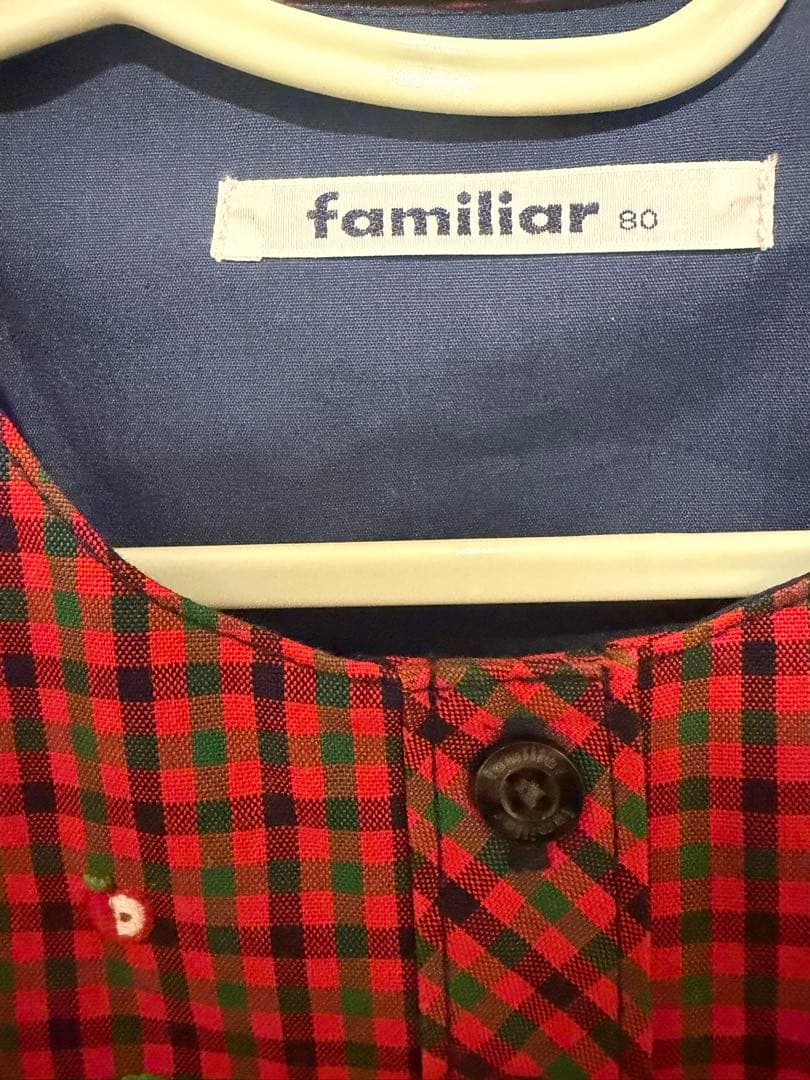 ｍfamiliar ファミリア ジャンバースカート サイズ80 現行品♡