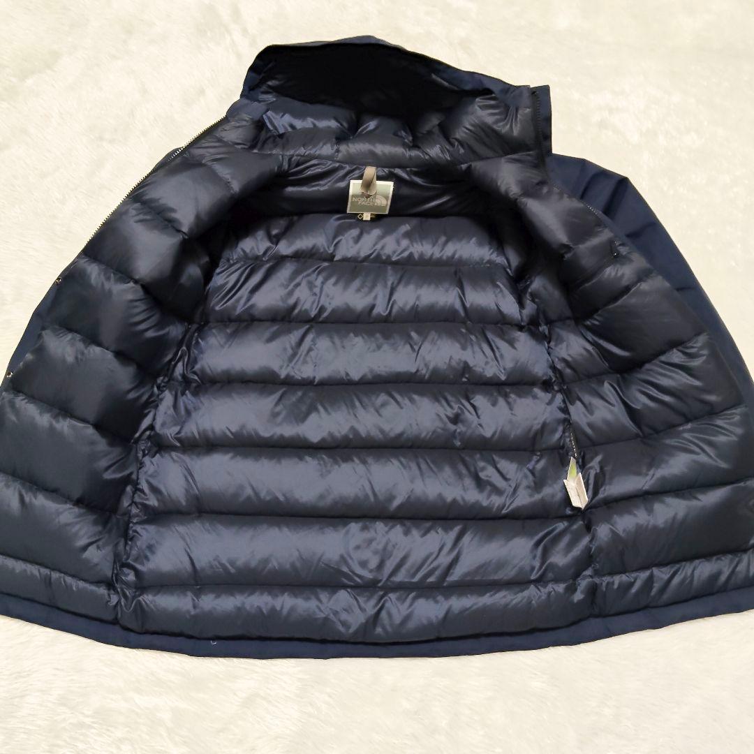 【美品✨️】ノースフェイス マカル ダウンコート NDW91837 ネイビー M