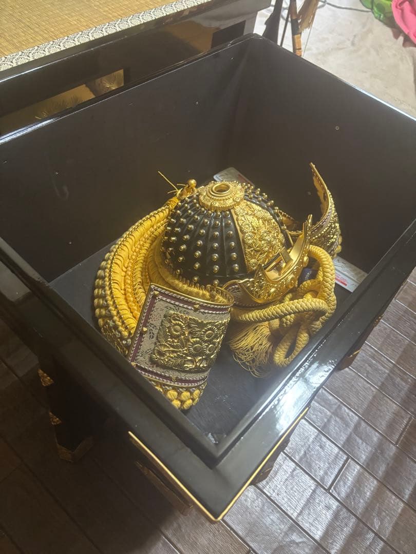 【良縁】高級五月人形 兜 名作 飛鳥 菊水作