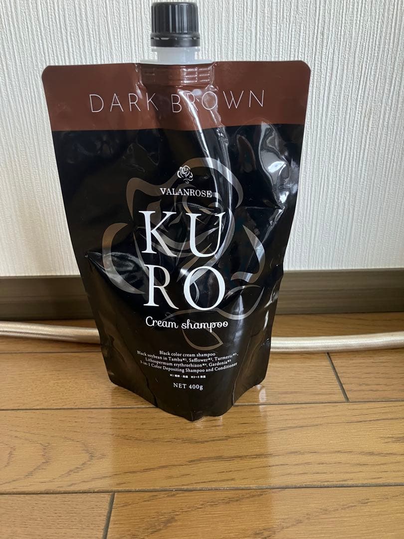 KUROクリームシャンプー ダークブラウン 単品 400g ３本セット