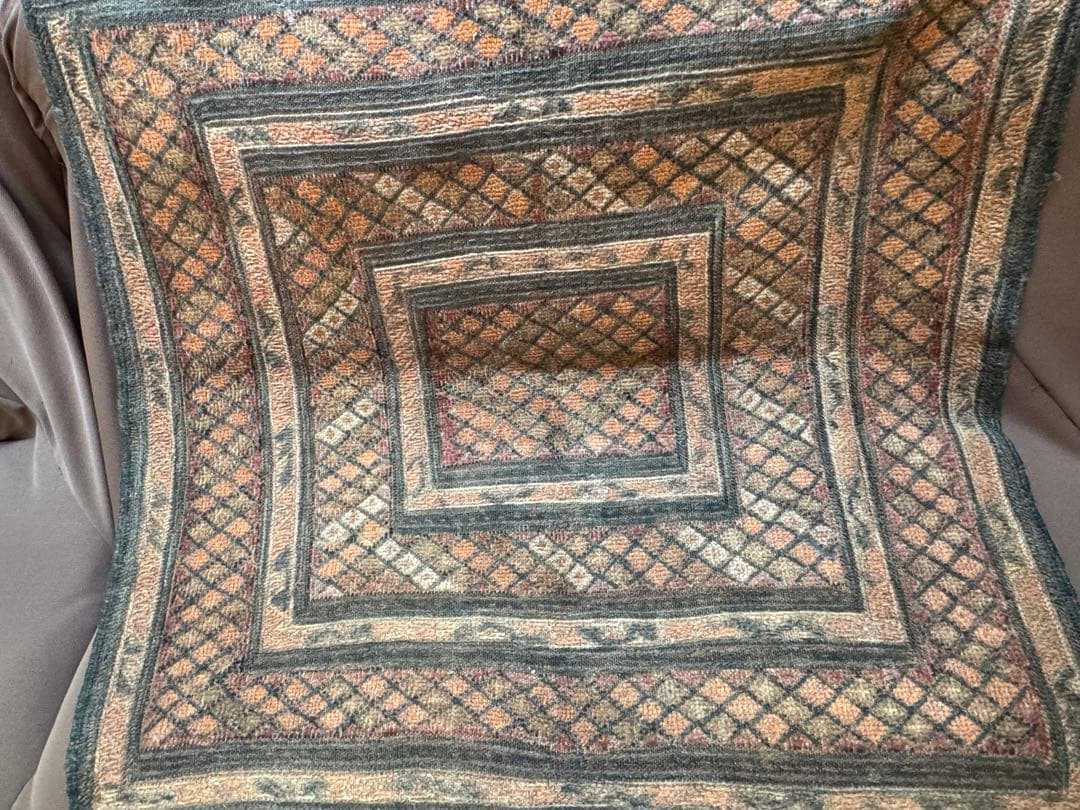 ペルシャ 手作り マシュワニ ヴィンテージ ラグ キリム105cmX 126cm