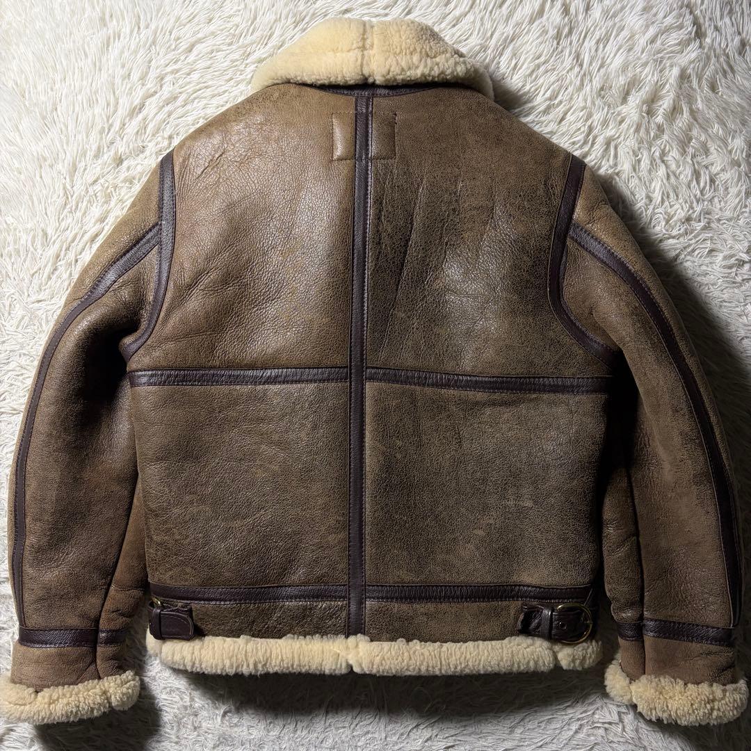 希少■schott B-3 フライトジャケット　羊革　ムートン　257S 38