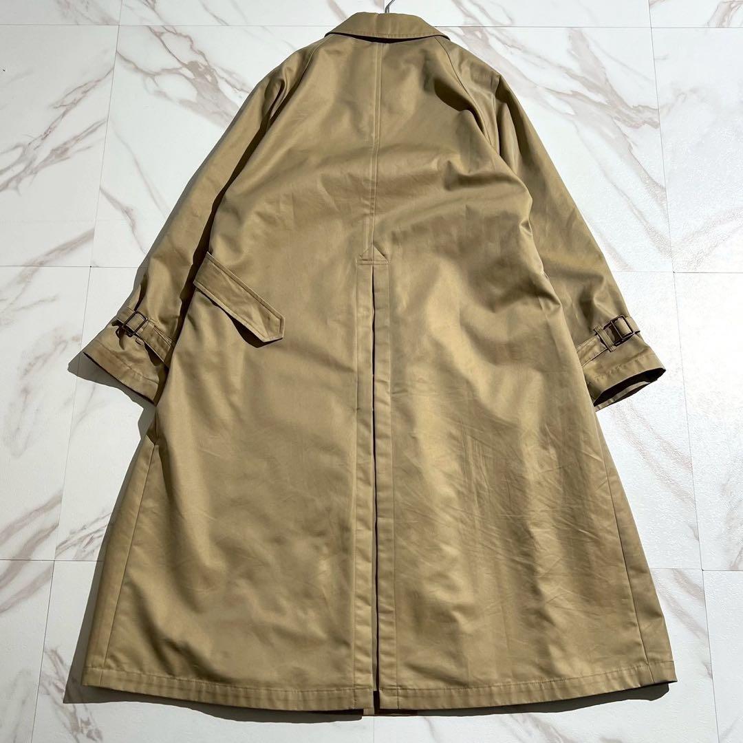 美品✨23AW ジムフレックス ベルテッド バルマカーンコート チェック L
