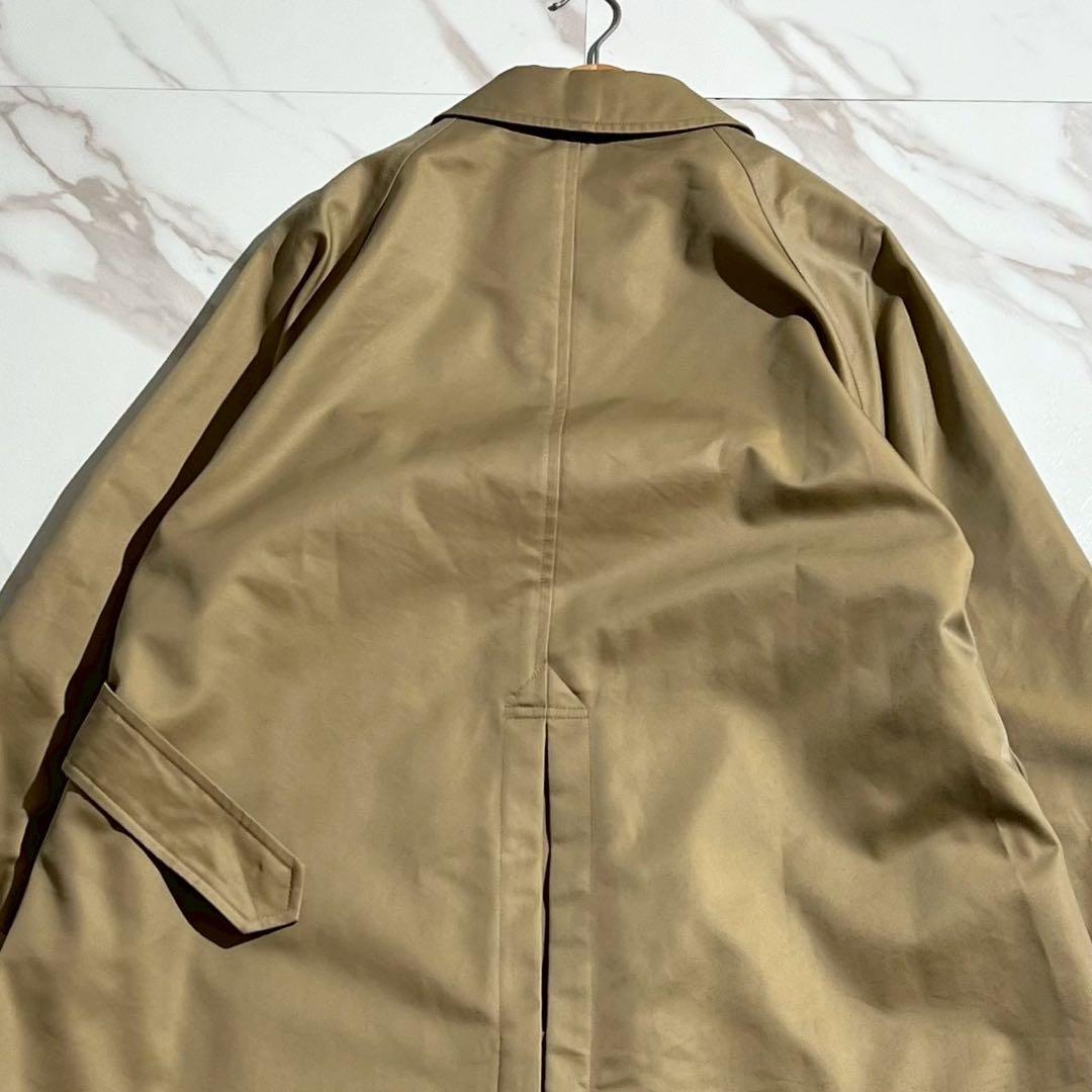 美品✨23AW ジムフレックス ベルテッド バルマカーンコート チェック L