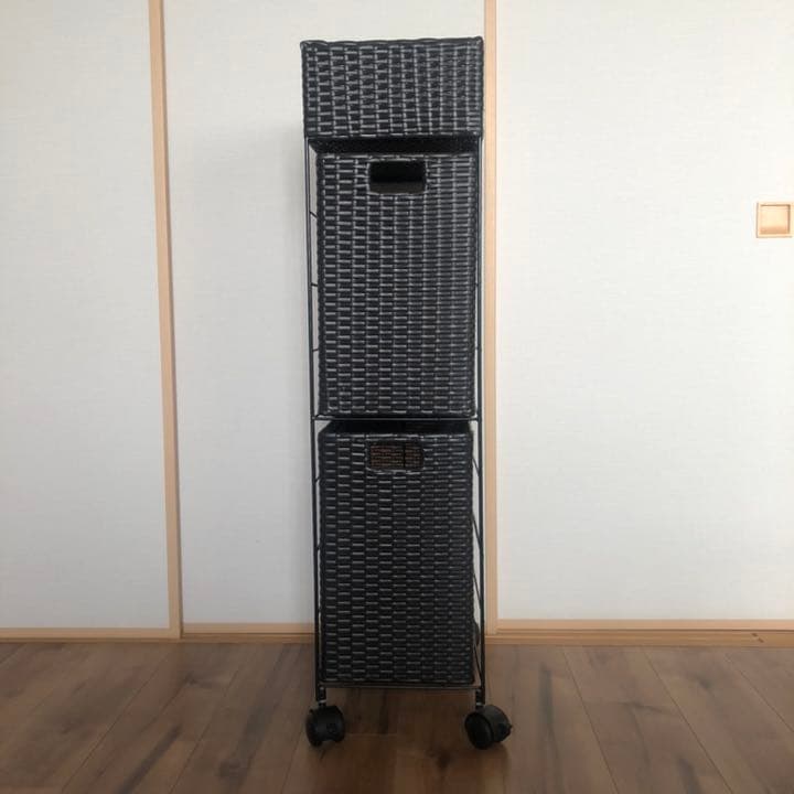 ランドリーチェスト　引き出し2段