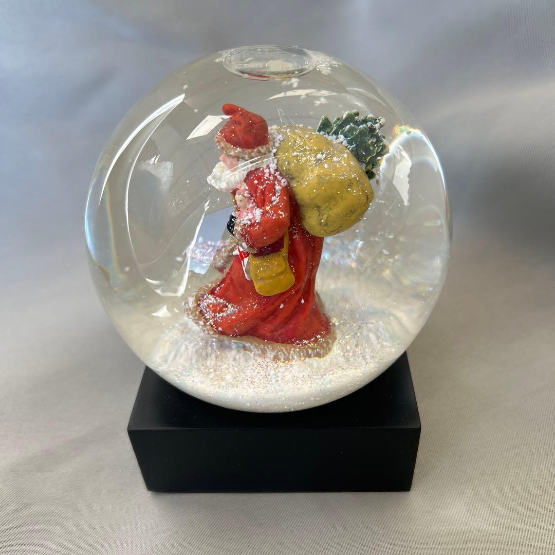 新品 クールスノーグローブ スノードーム クリスマス サンタクロース