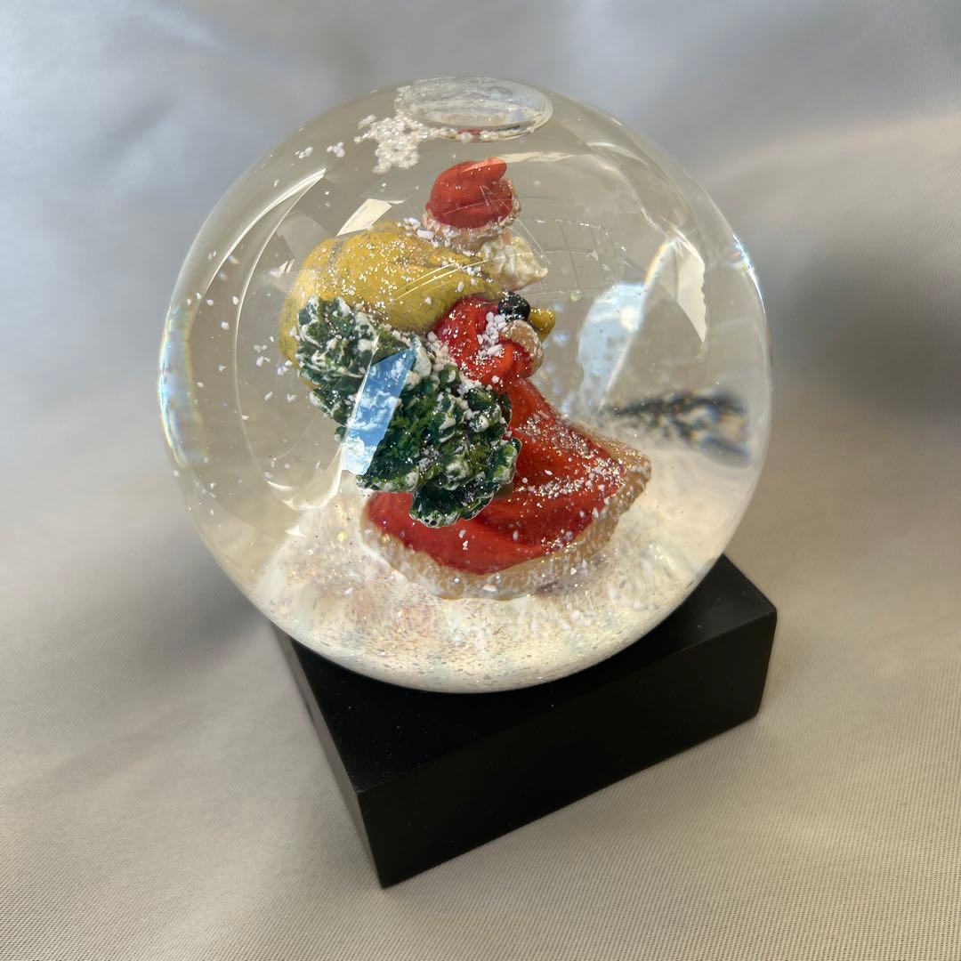 新品 クールスノーグローブ スノードーム クリスマス サンタクロース