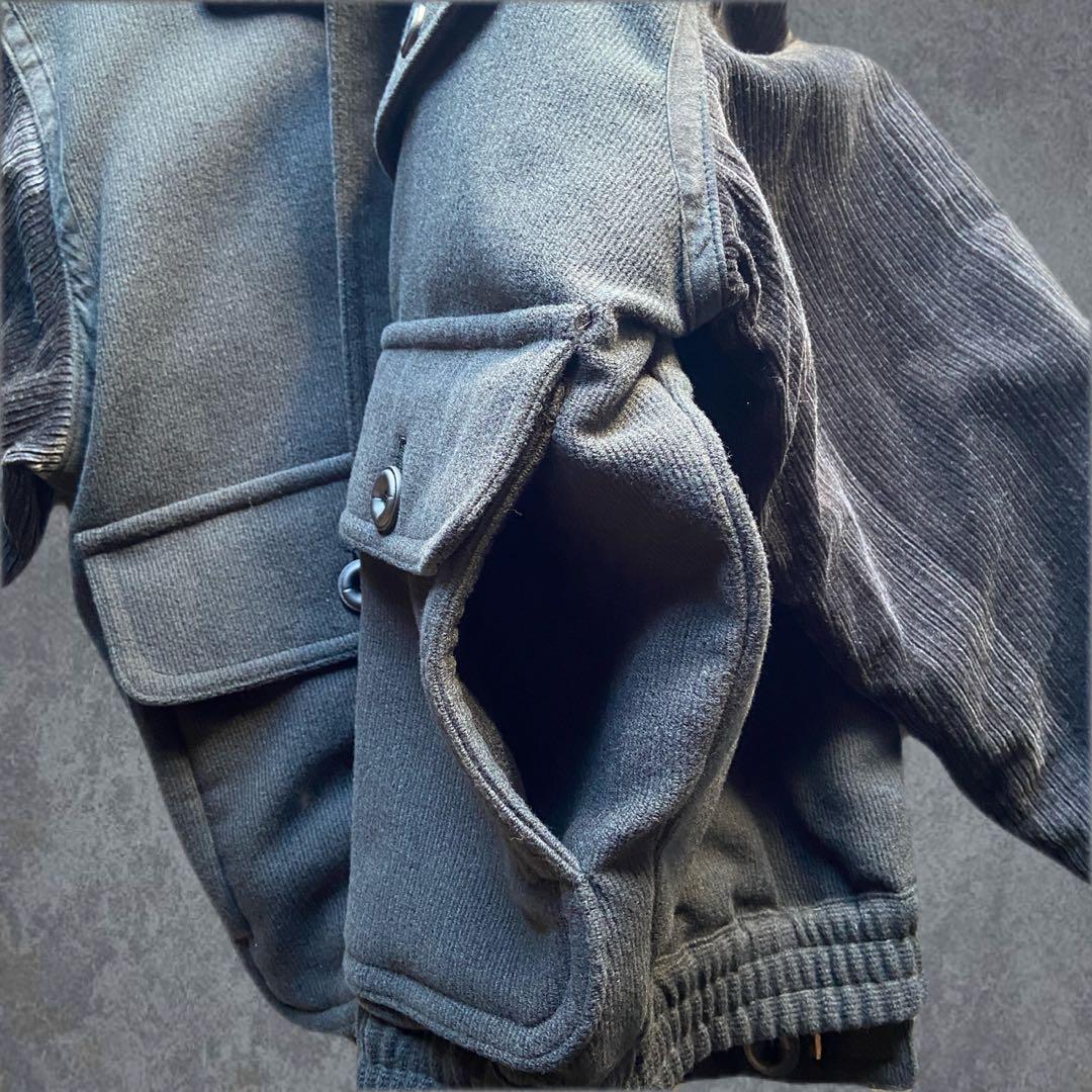 ジャケット・アウター archive zip short bomber jacket y2k