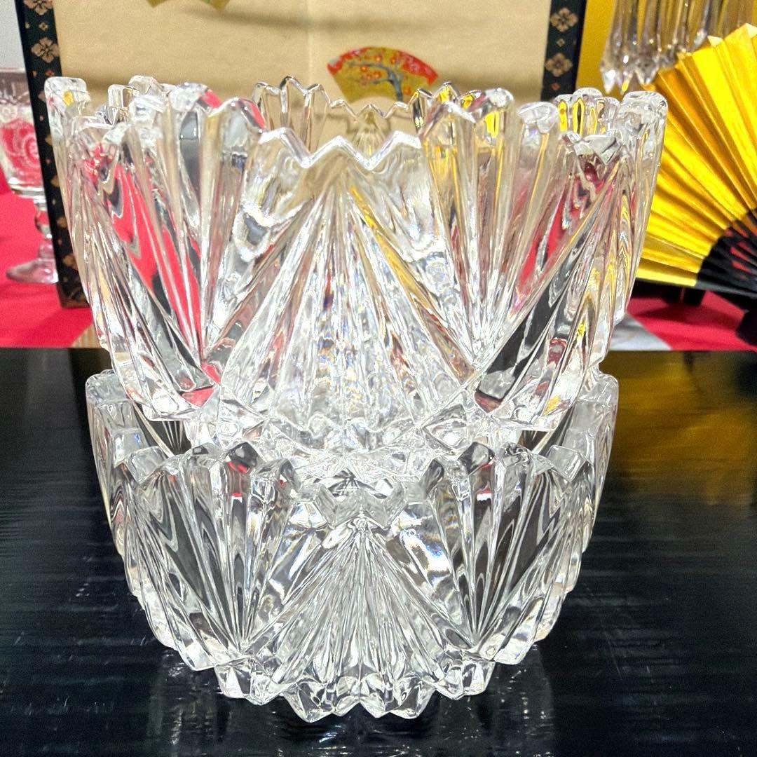 たち吉赤絵金彩八角小鉢　木仙窯 鳳凰 赤絵 文角HOYAクリスタルNo.5-18