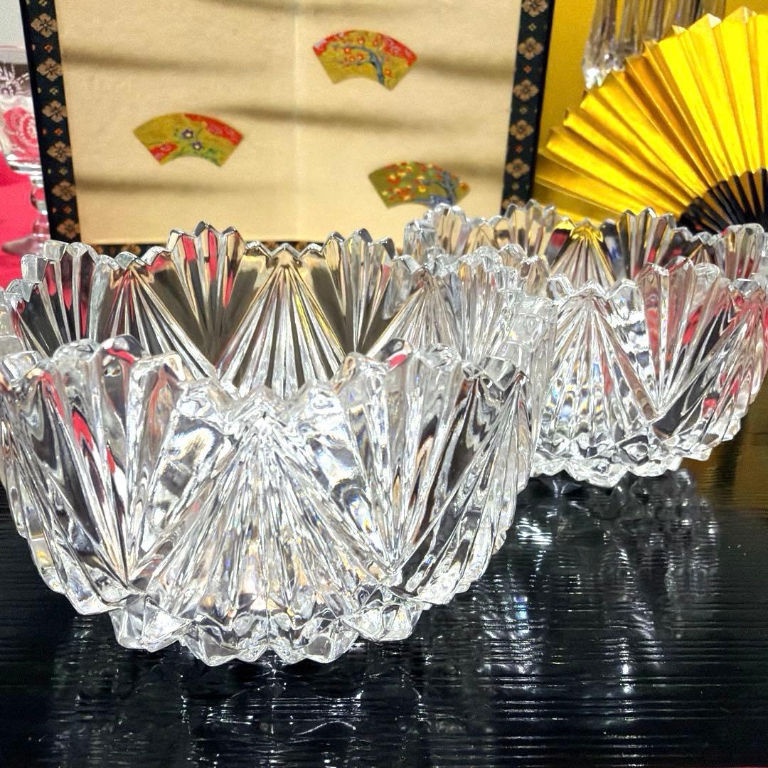 たち吉赤絵金彩八角小鉢　木仙窯 鳳凰 赤絵 文角HOYAクリスタルNo.5-18