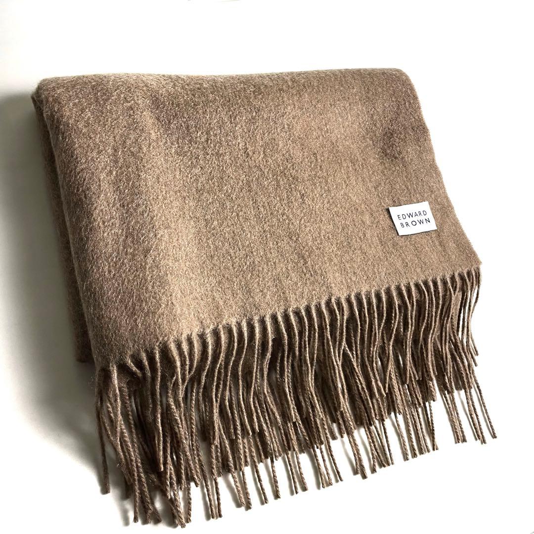 セ*リ様 EDWARD BROWN カシミヤ ストール 大判 エドワードブラウン