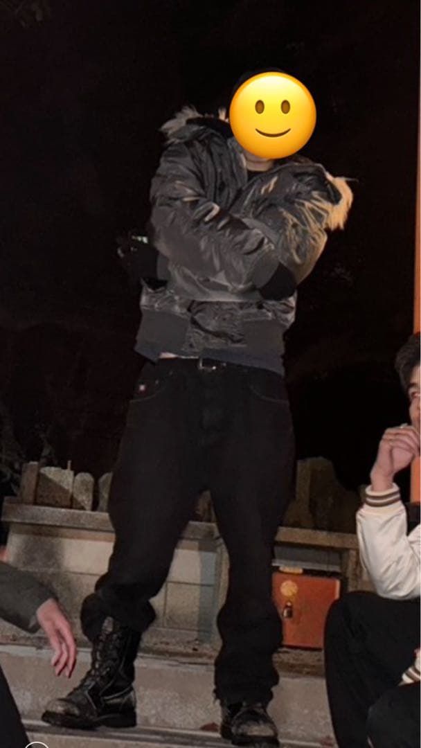 希少色グレーカーキALPHA INDUSTRIES N-2Bジャケット Lサイズ