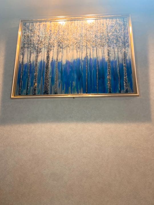 ビジュー装飾　絵画