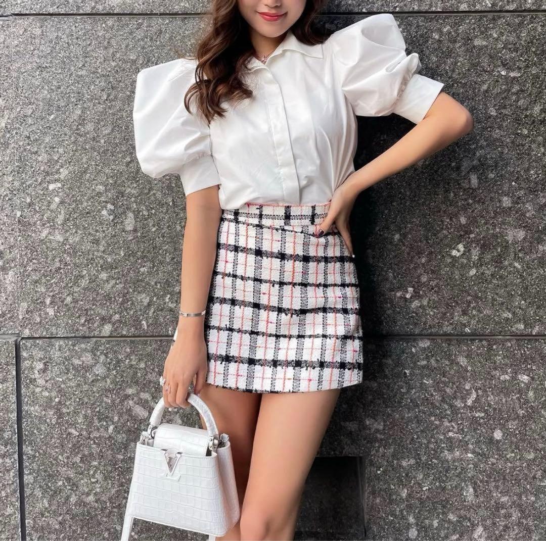 sheller シェリエ 3rdAnniversary ツイードキュロット