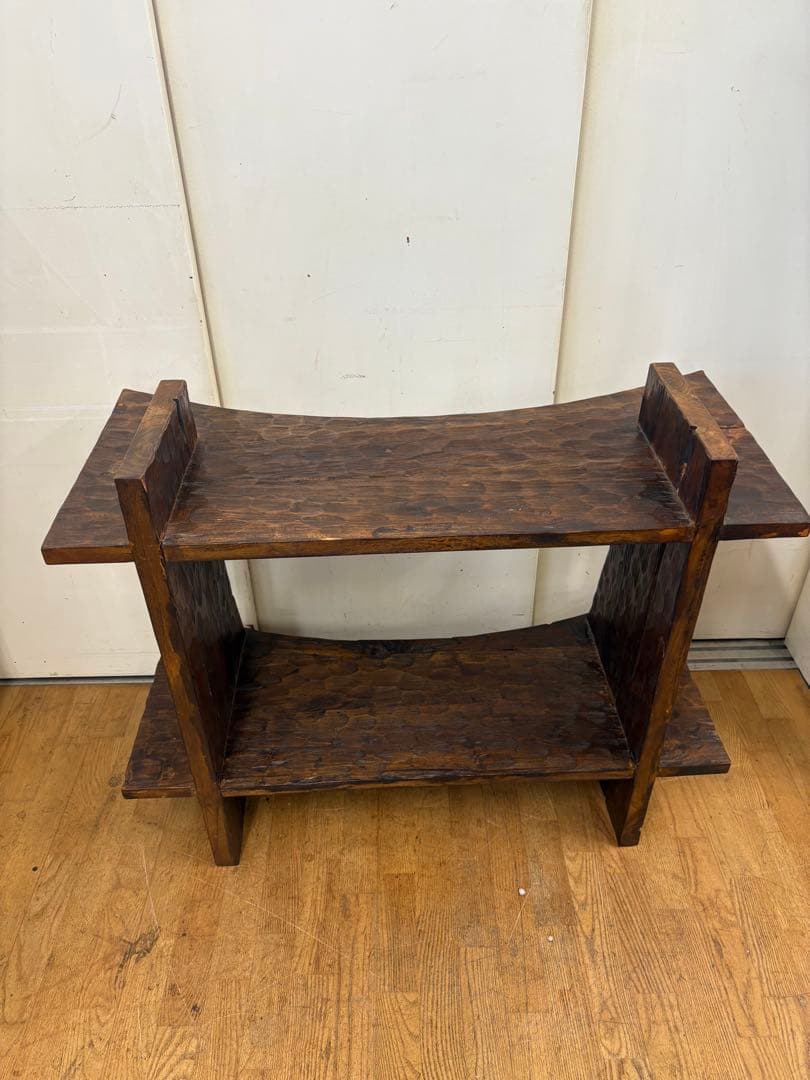 M113アンティーク調木製ラック 幅995mm