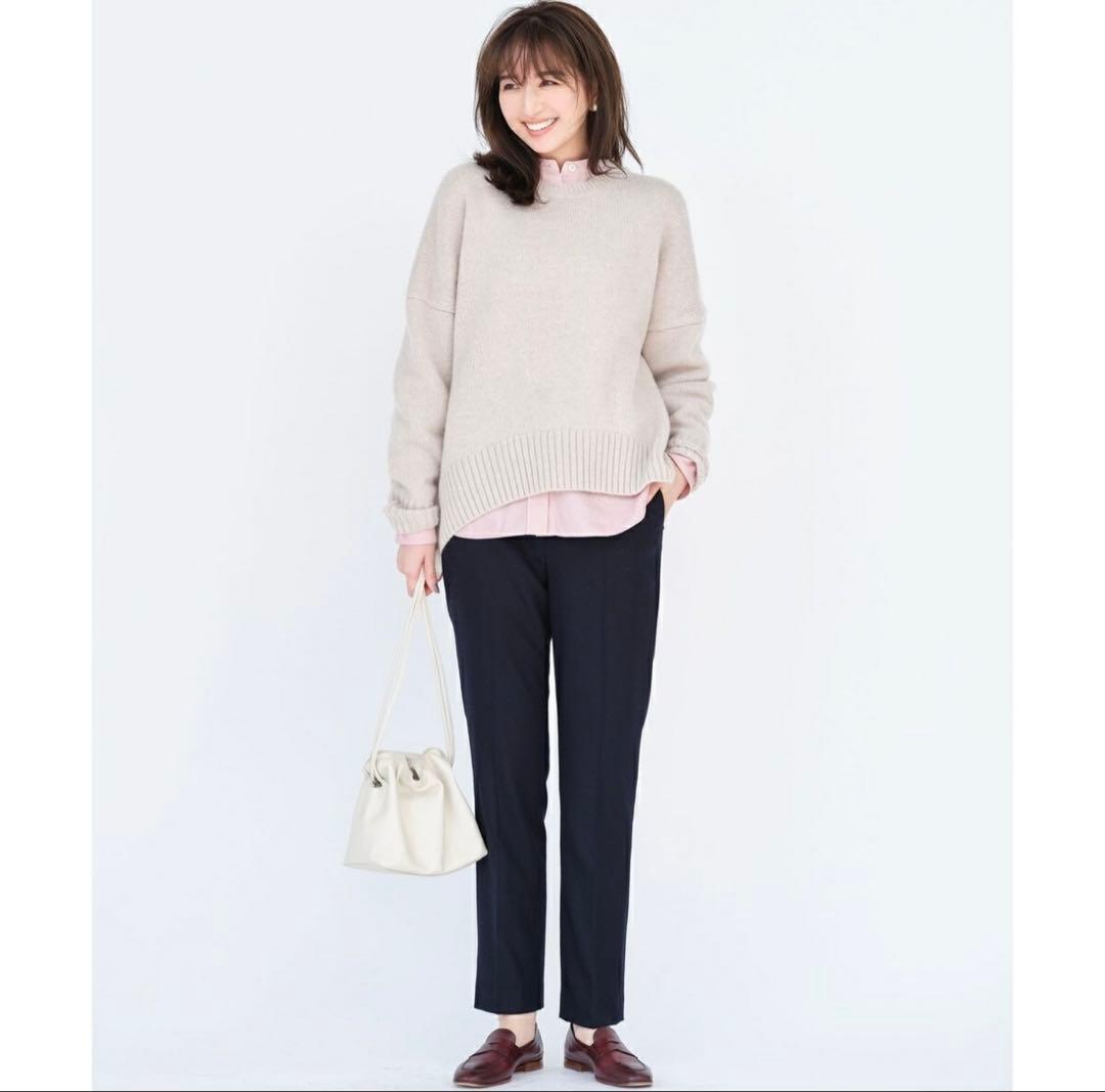 新品 定価23,980円　23区 ウールカシミヤブレンドバルキー ニット　洗濯可