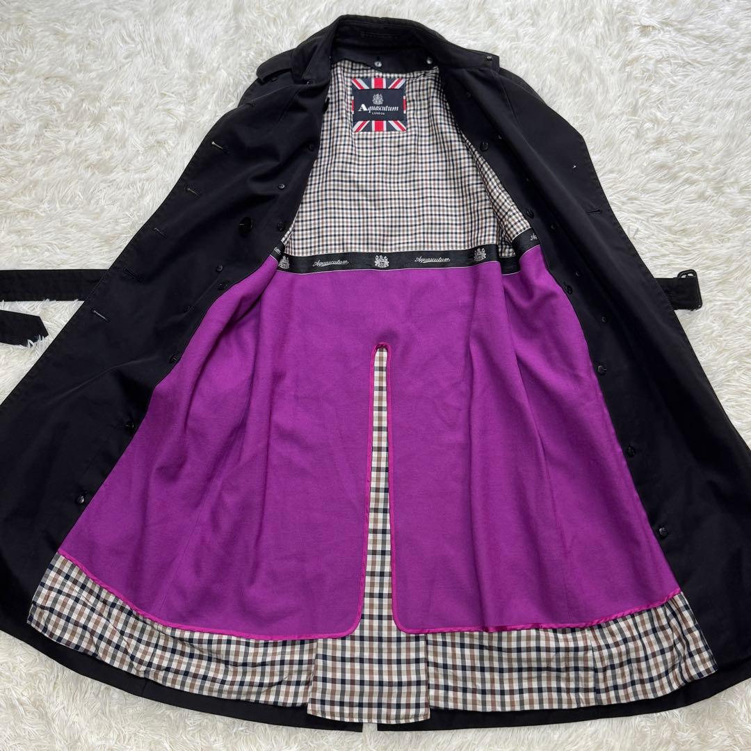 150周年記念モデル✨アクアスキュータム トレンチコート ライナー ブラック 8