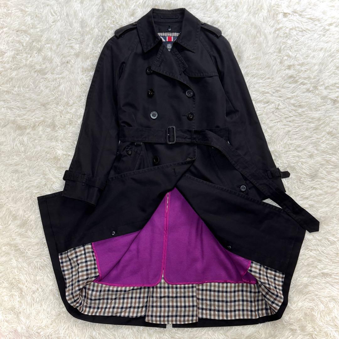 150周年記念モデル✨アクアスキュータム トレンチコート ライナー ブラック 8