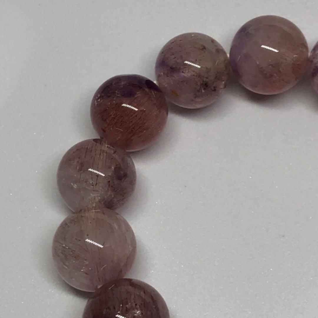 マカバスター×スーパーセブン×ルチルクォーツ 天然石ブレスレット