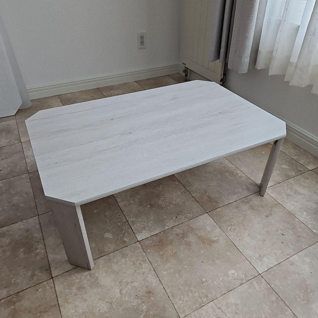NITOR　ニトリデコホーム　ホワイトウォッシュ折り畳みテーブル　♥️新品♥️