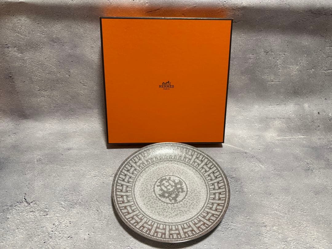 エルメス モザイクデザイン皿 直径21cm 2枚セット 新品未使用品