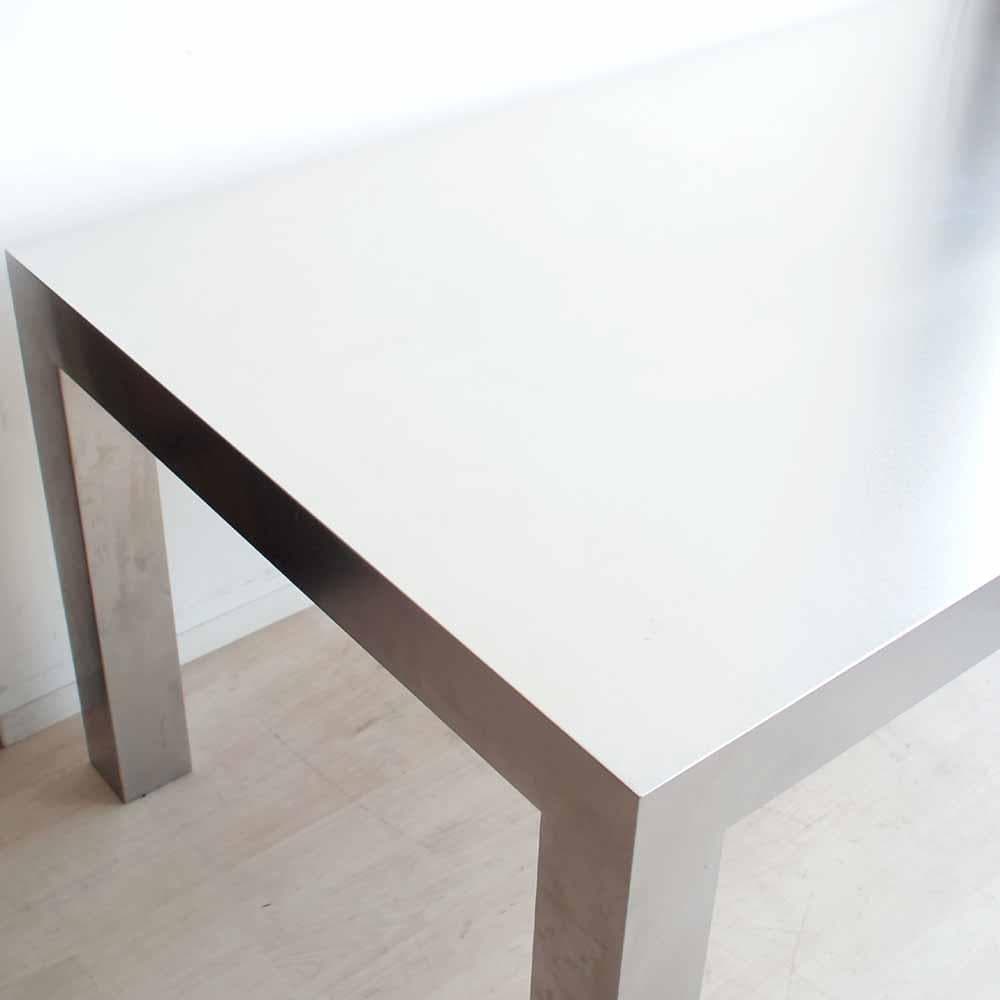 美品 トーヨーキッチンスタイル 銀嶺ステンレス ダイニングテーブルZR24173