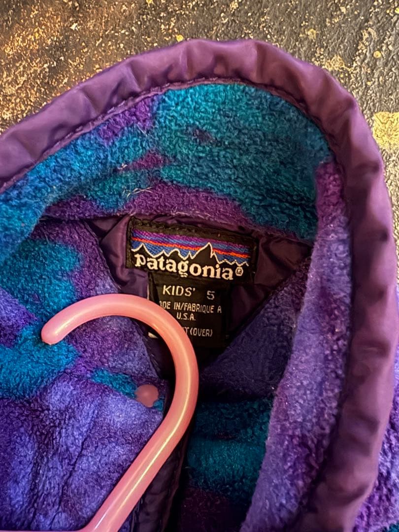 Patagonia スナップt 総柄　クリンチャー柄　92年
