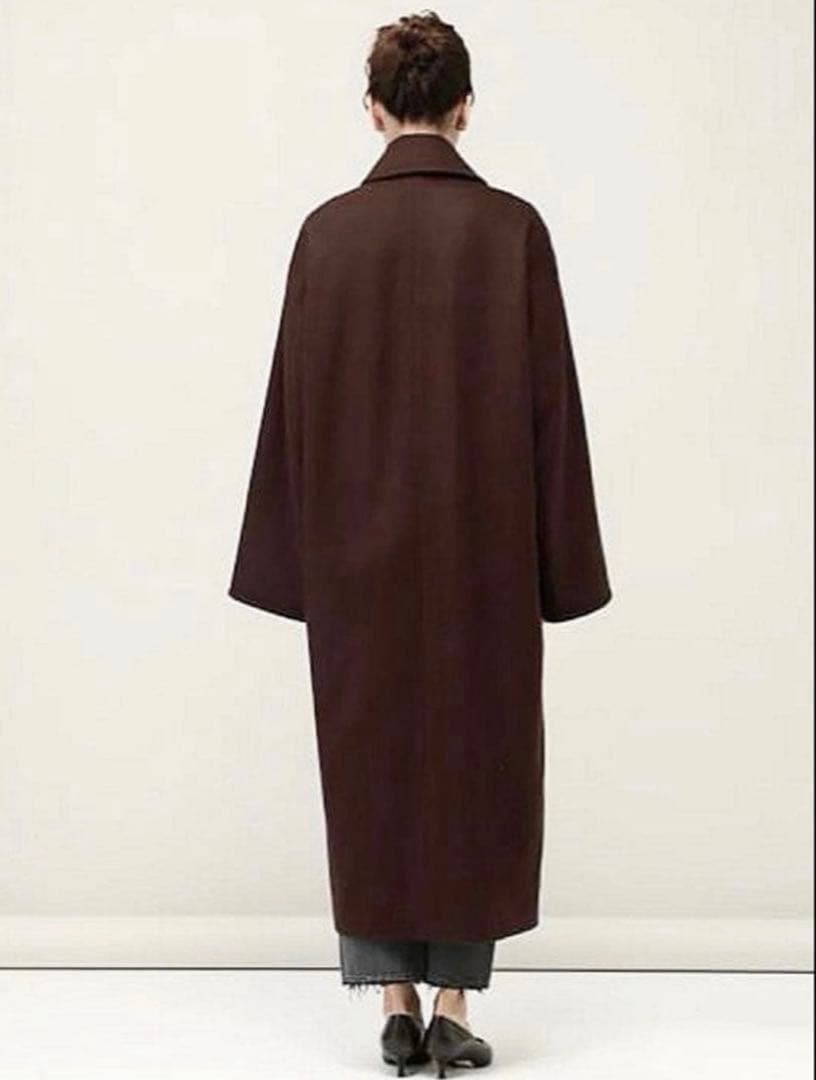 美品　カレンソロジー　ワイドスリーブロングコート　ブラウン
