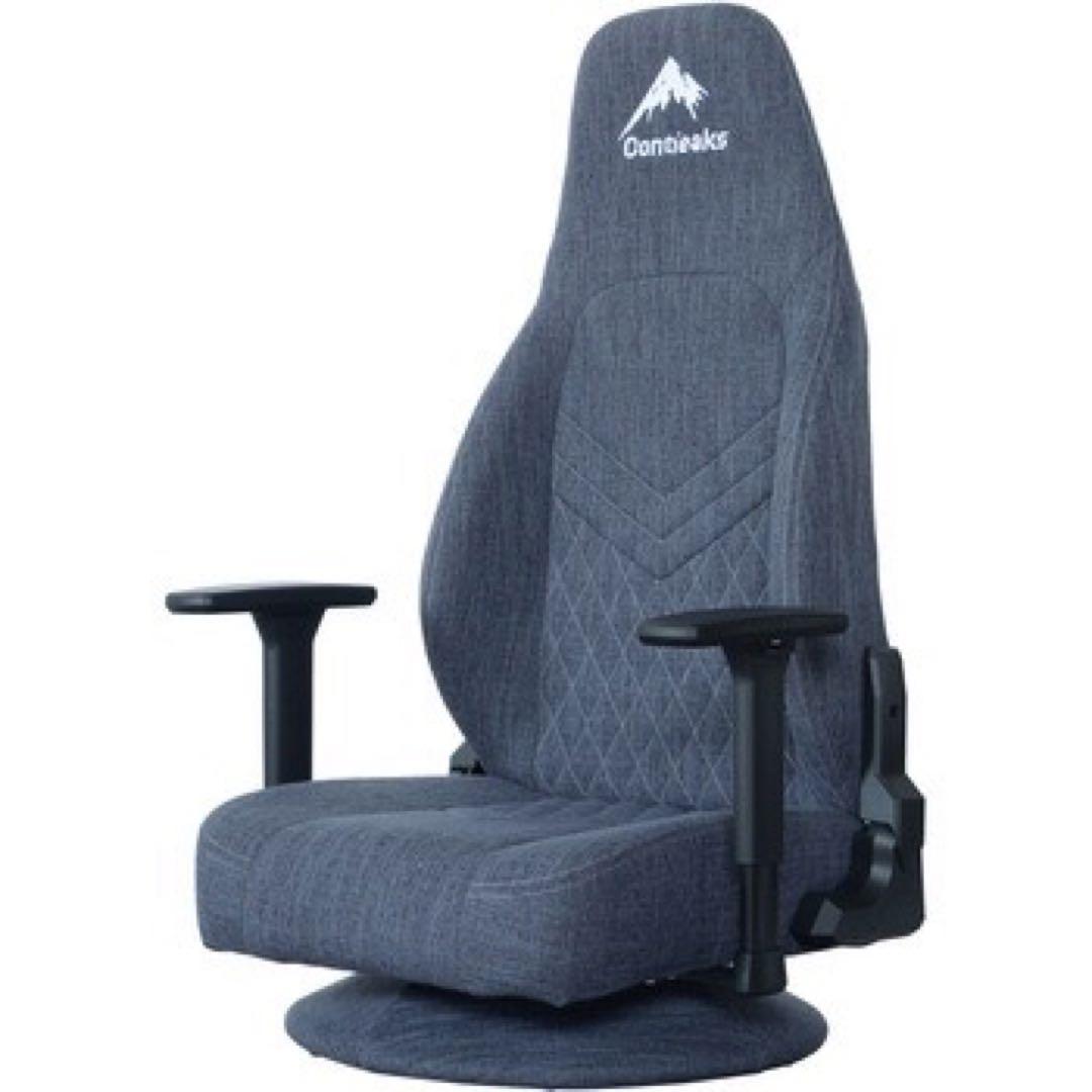 未使用品 関家具 ティトリス 座椅子 328751 グレー ゲーミング