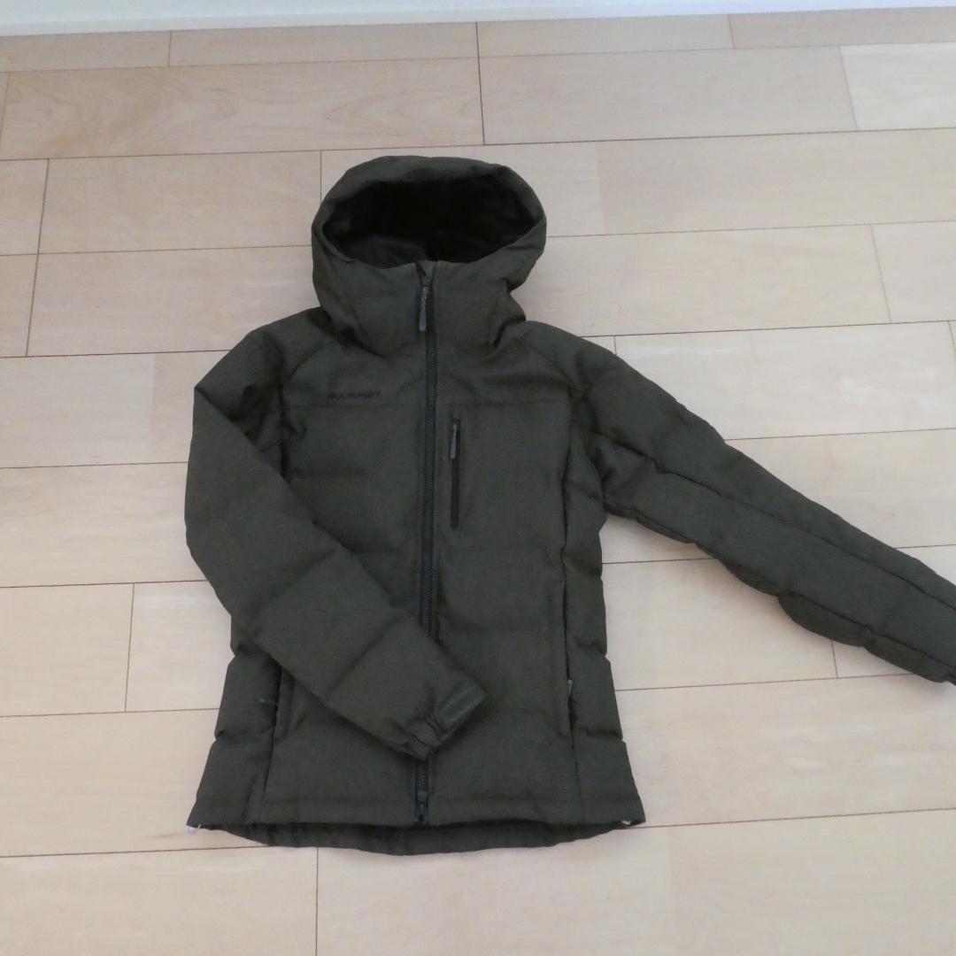 マムート　セラック ダウン フーディ ヘリンボーン