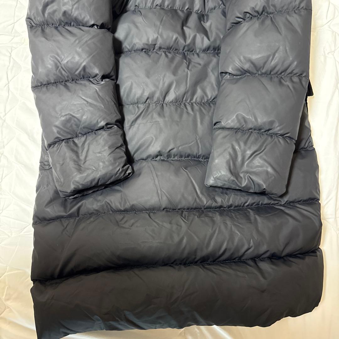 MONCLER モンクレール ロングコート ブラック ファー サイズ0