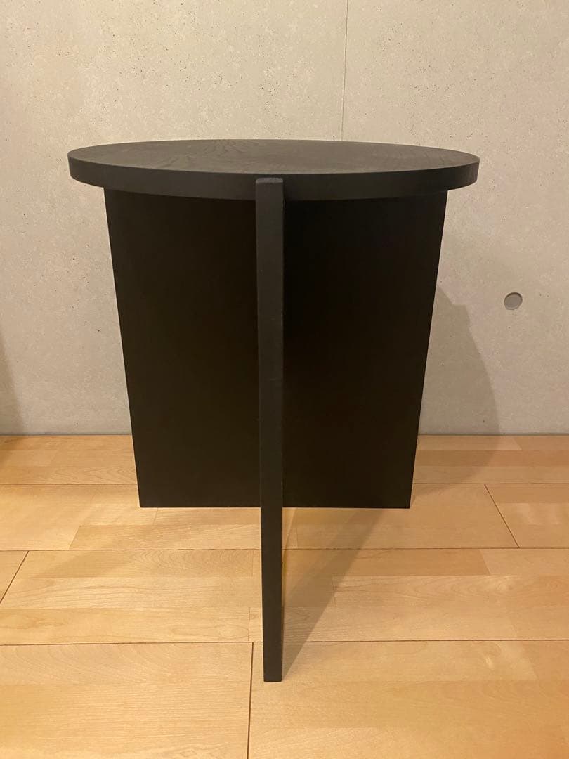 art of black geometric サイドテーブル ブラック