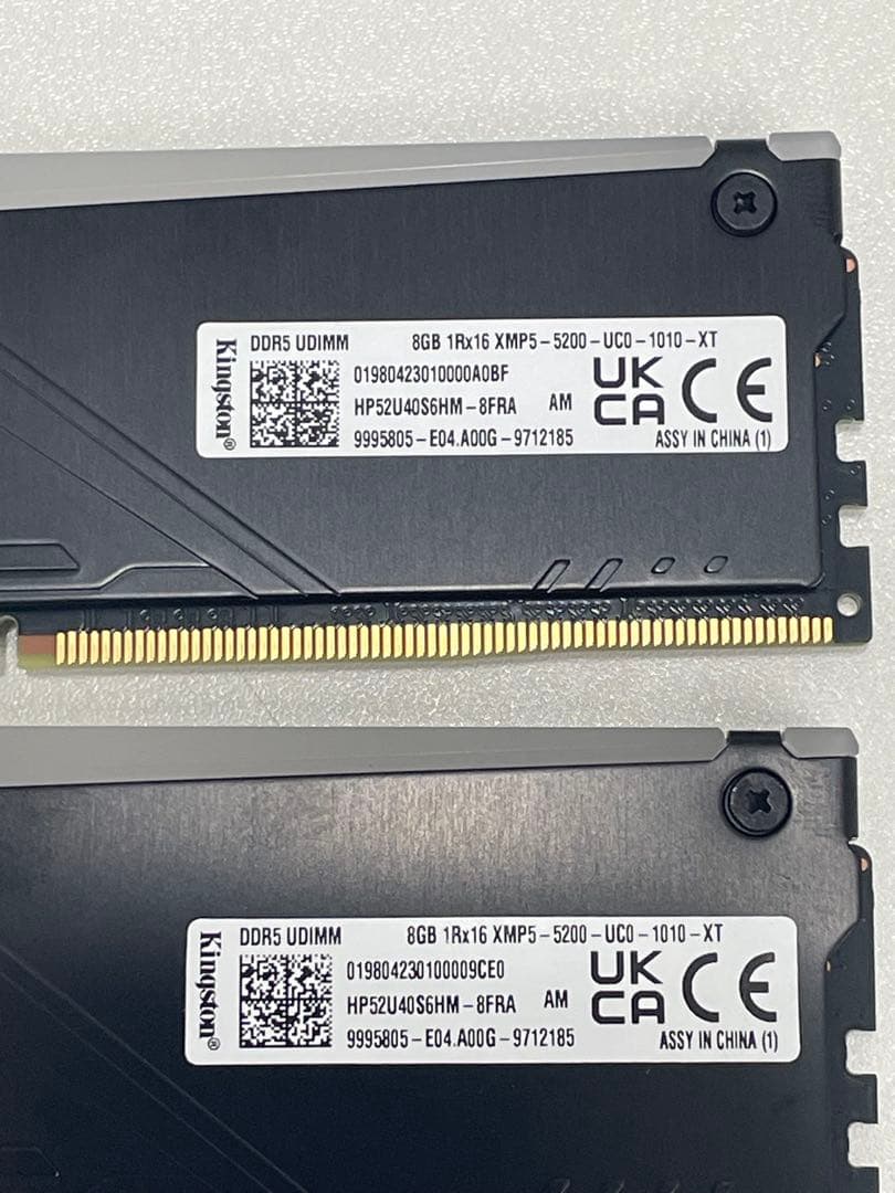 に*こ様 Kingston FURY BEAST DDR5 8GB×2 中古品