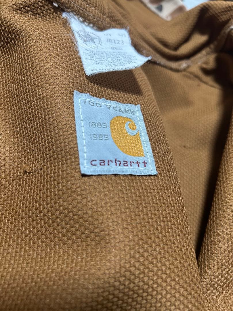 80'sCarhartt 希少　星タグ　短丈迷彩ジャケット