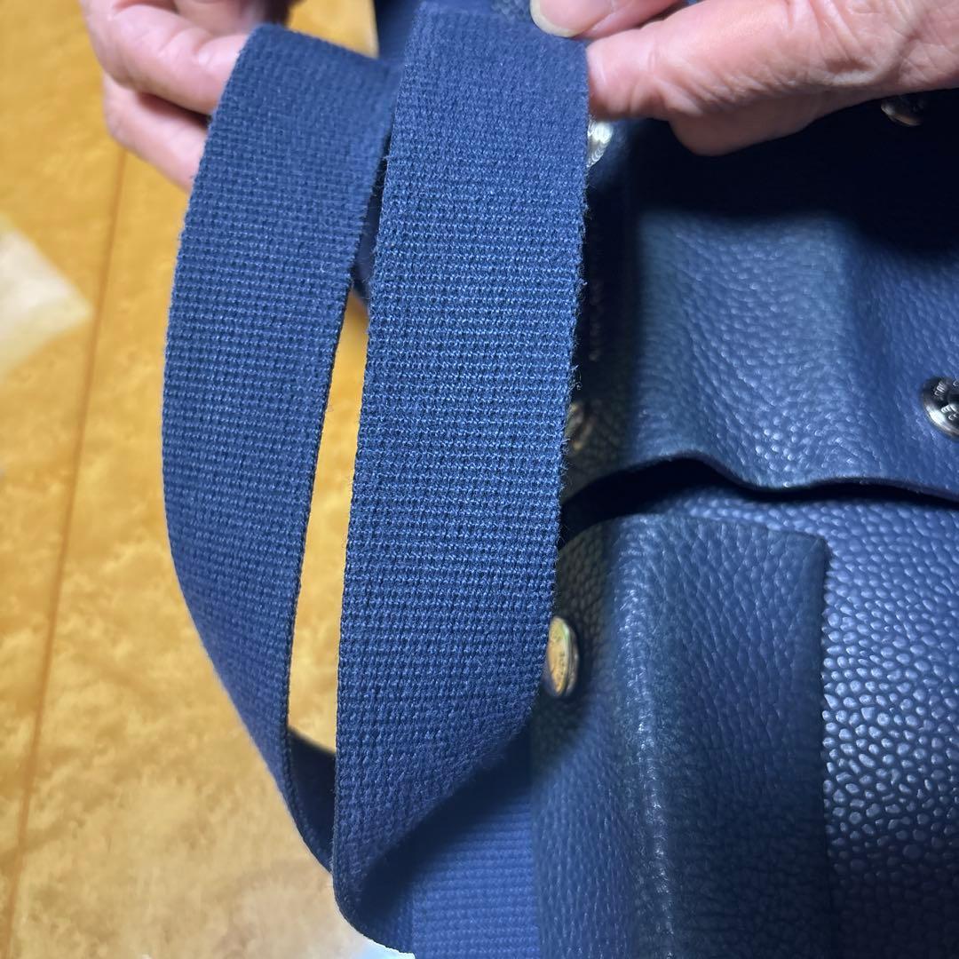 エルベシャプリエ　707GP 舟型　ネイビー