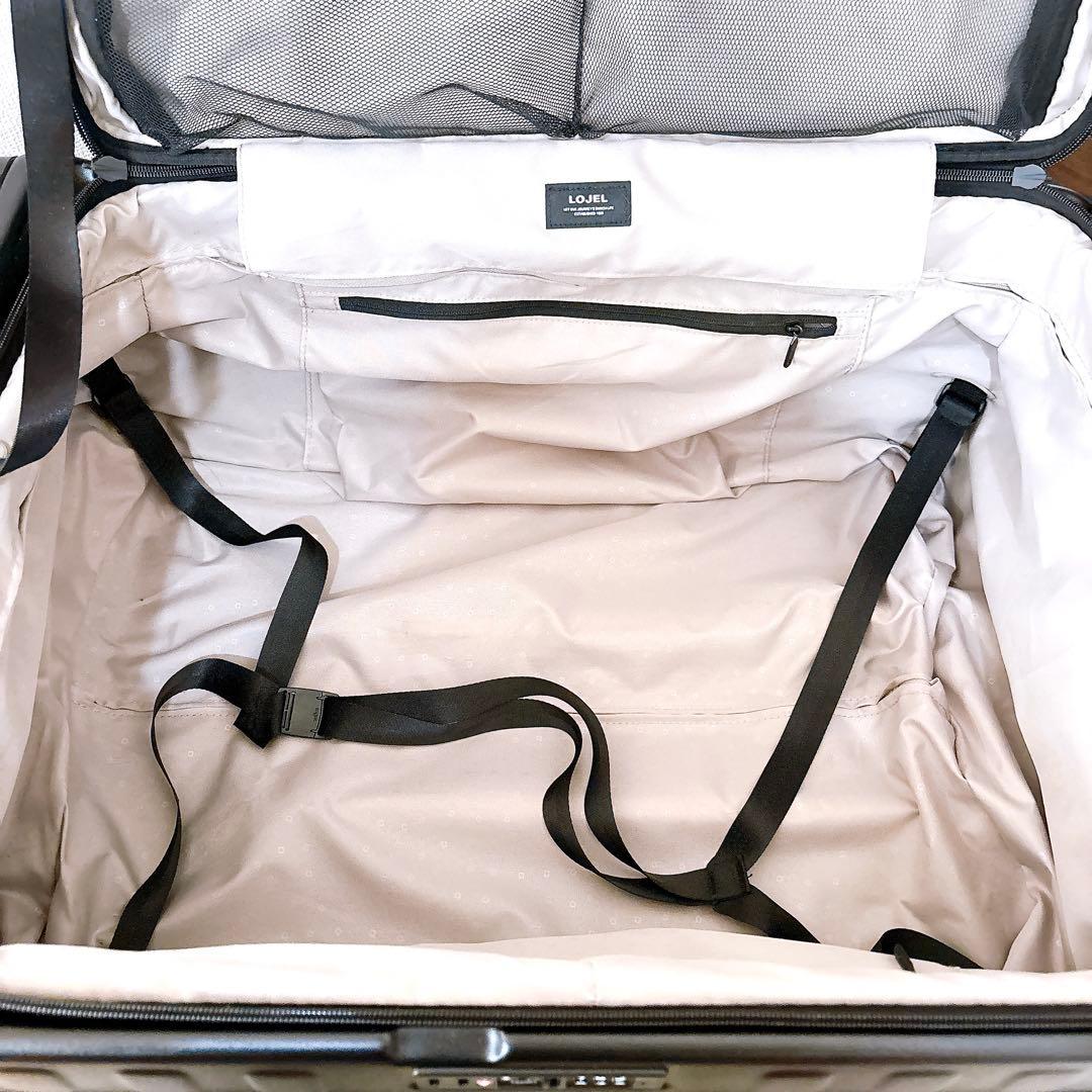 美品 LOJEL Cubo Lサイズ キャリーケース ブラック バンド付き