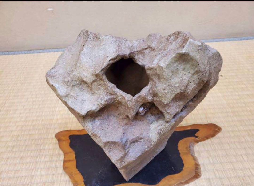 特殊な鉢　山野草鉢　盆栽鉢　高さ20 センチ　No.124