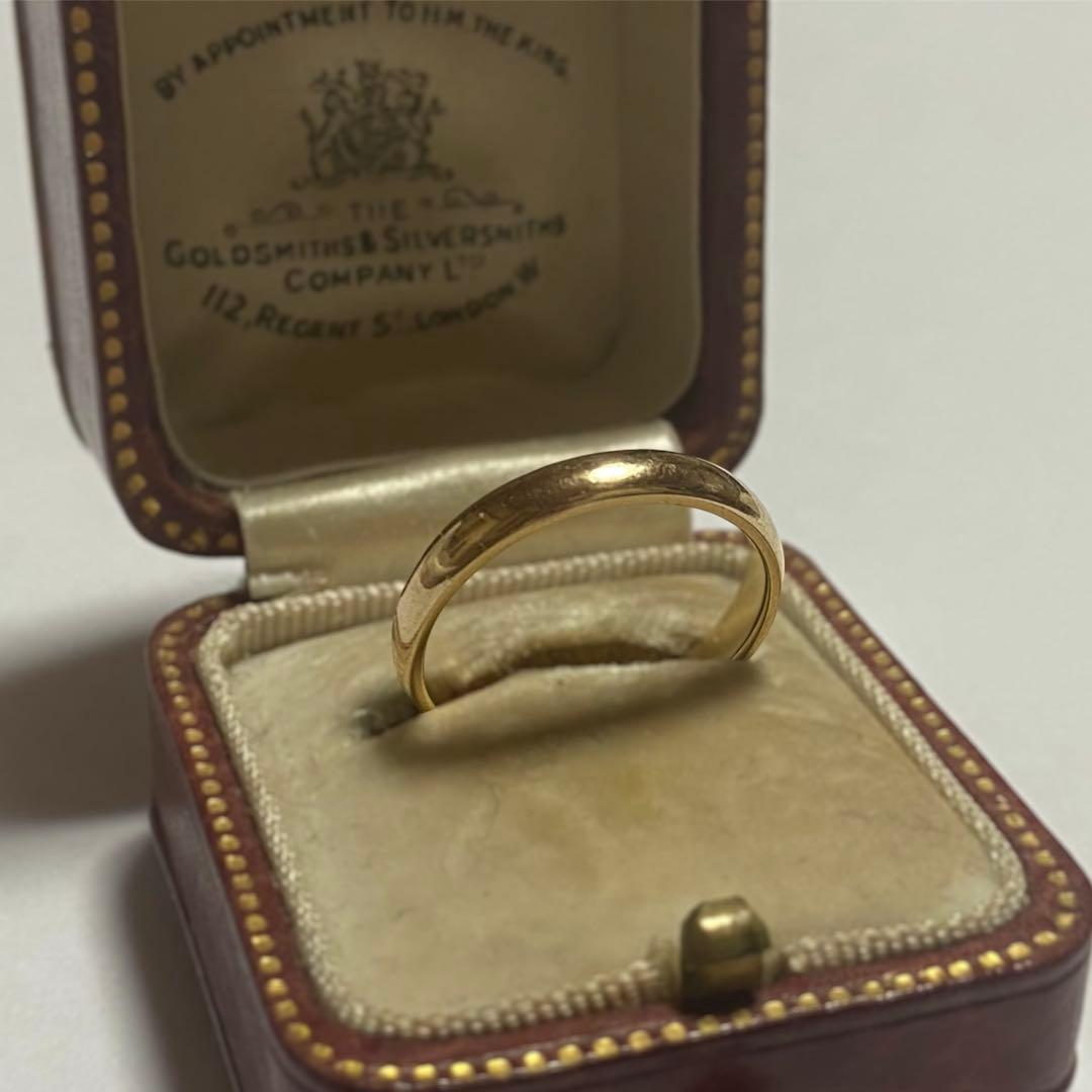 レア 希少 イギリス 英国 アンティーク バンドリング9K