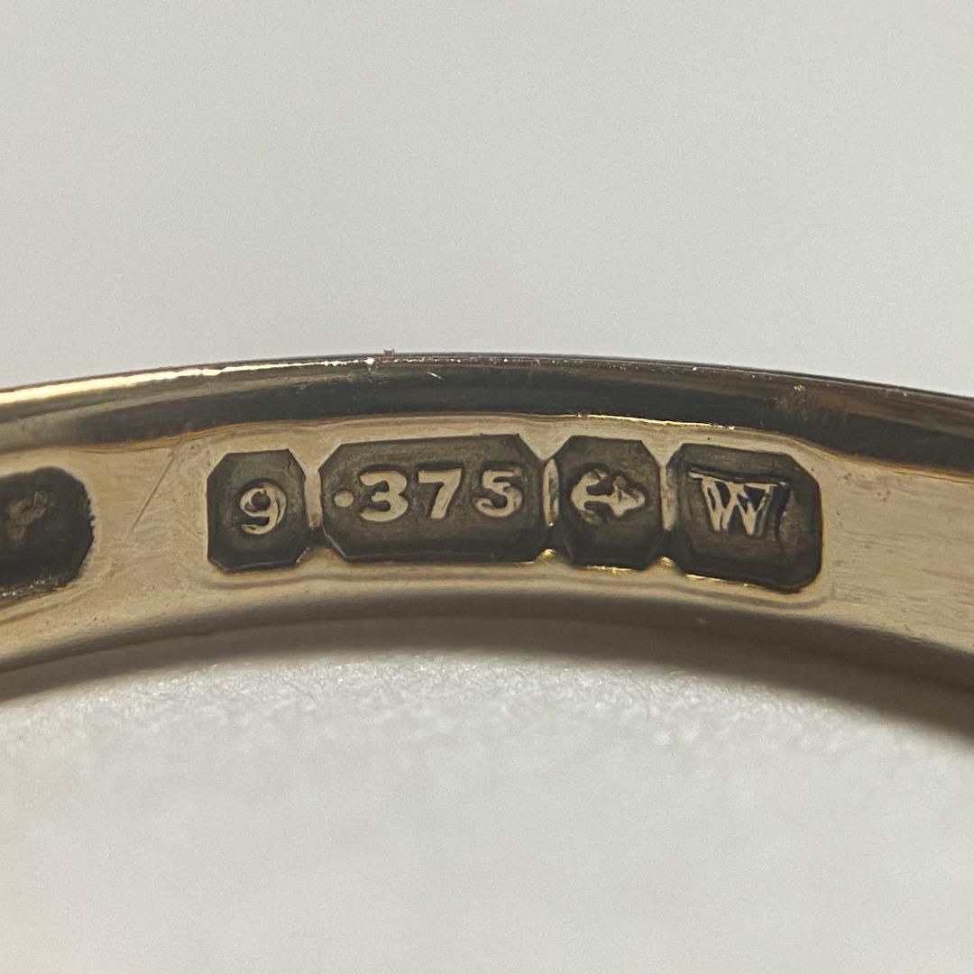 レア 希少 イギリス 英国 アンティーク バンドリング9K