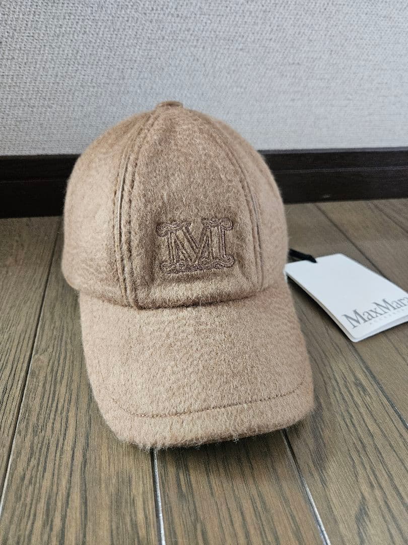Max Maraマックスマーラ　ピュアカシミヤベースボールキャップ　帽子　新品