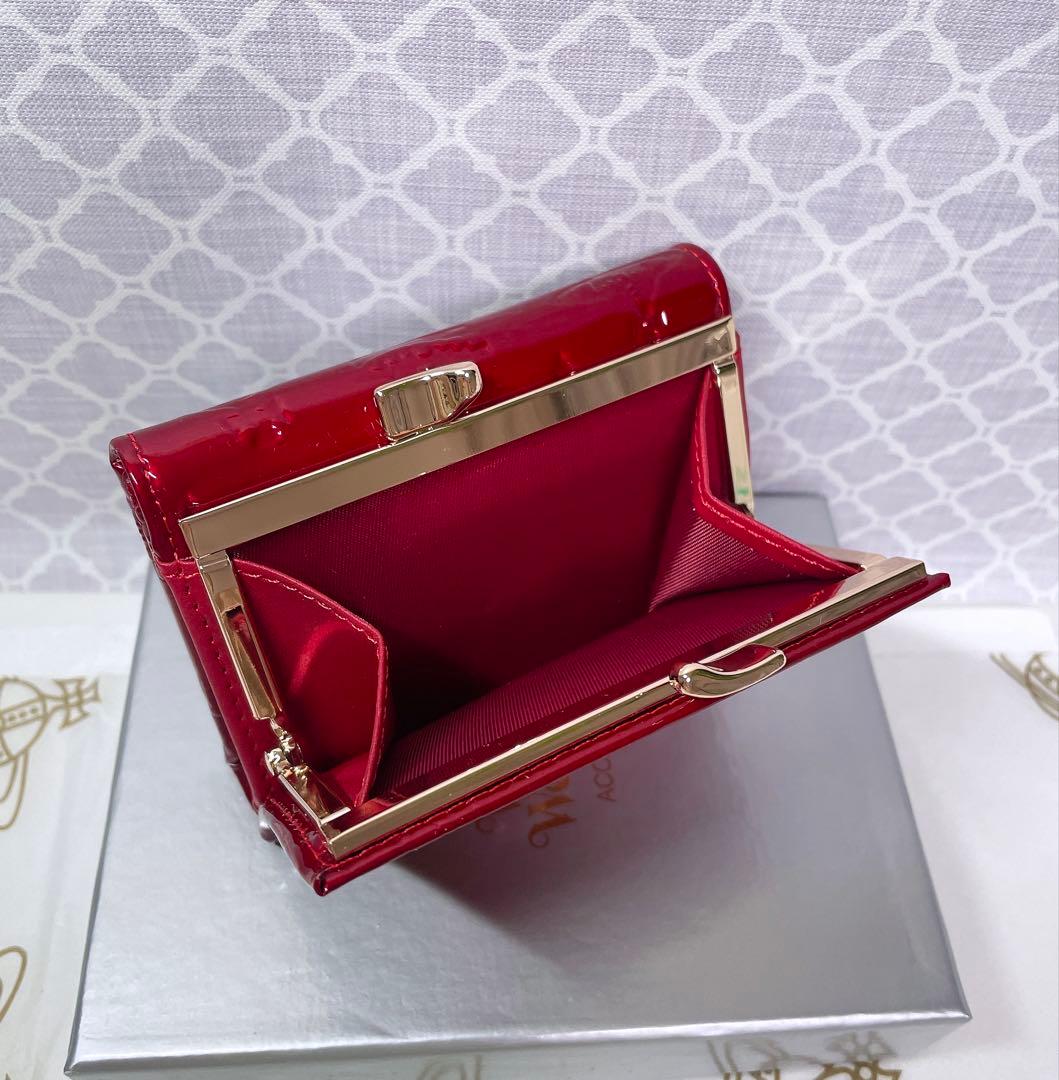 【大人気✨️ショッパー付き】新品 Vivienne Westwood エナメル 赤