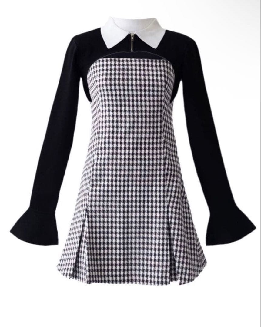 Randy チェック柄 ワンピース