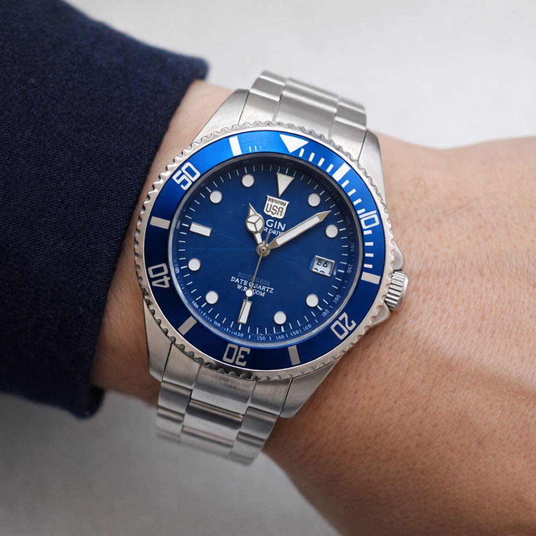 ELGIN ECO SOLAR DRIVE ソーラー腕時計 FK-1426-FL