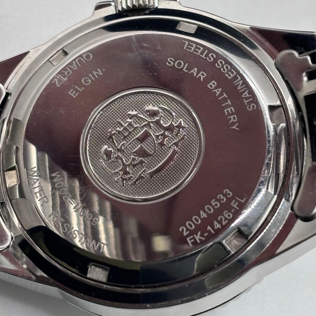 ELGIN ECO SOLAR DRIVE ソーラー腕時計 FK-1426-FL