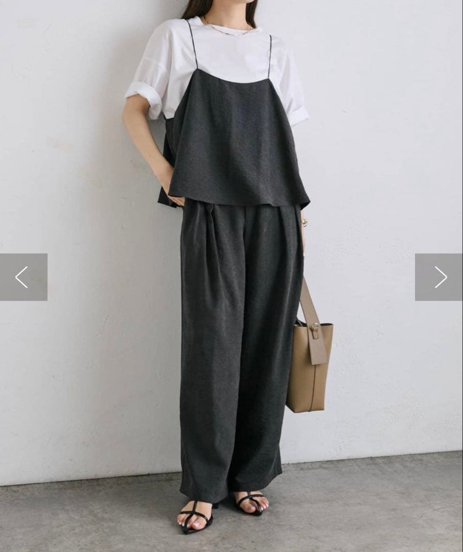 ピュアルセシン　pual ce cin パウダーツイルビスチェ+パンツセット