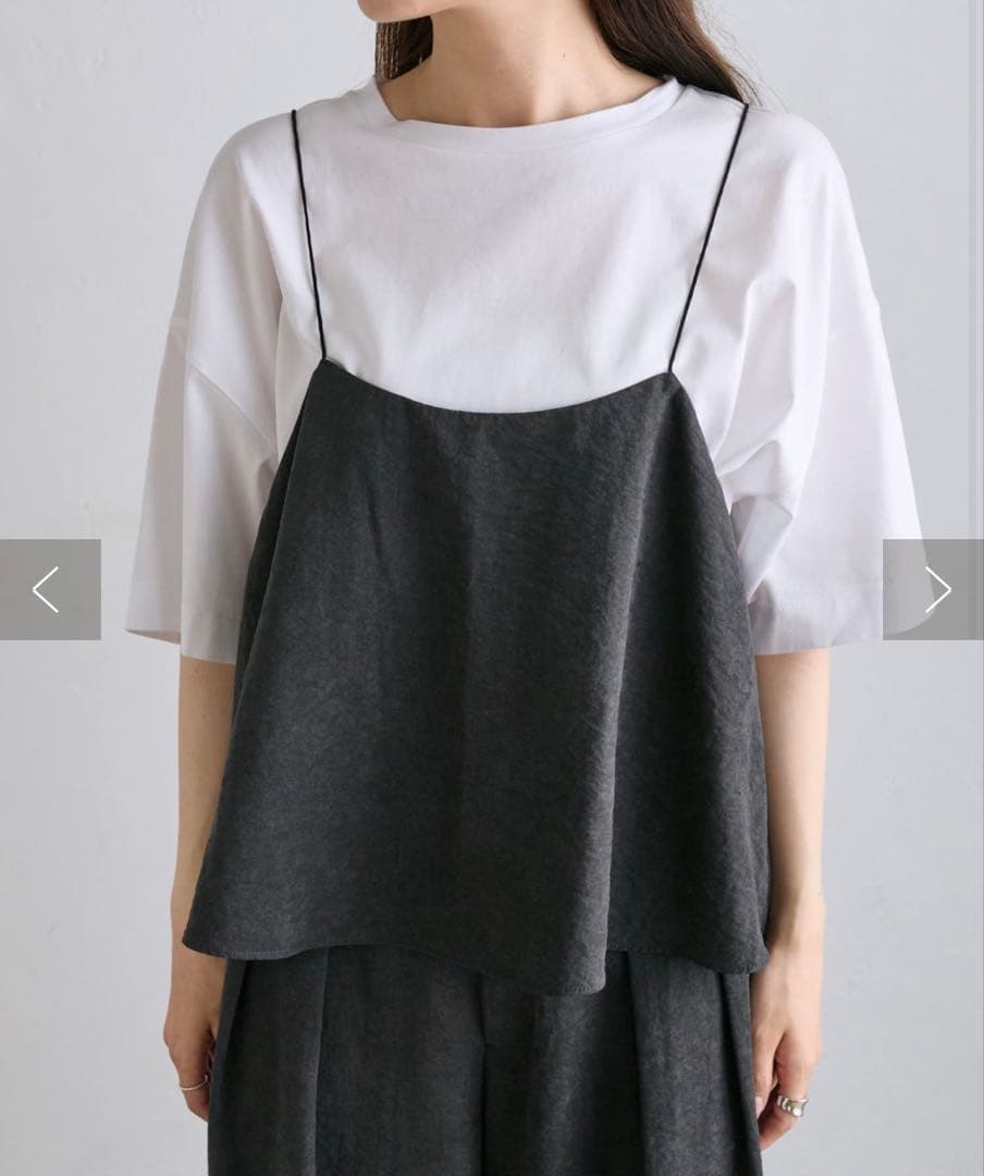 ピュアルセシン　pual ce cin パウダーツイルビスチェ+パンツセット