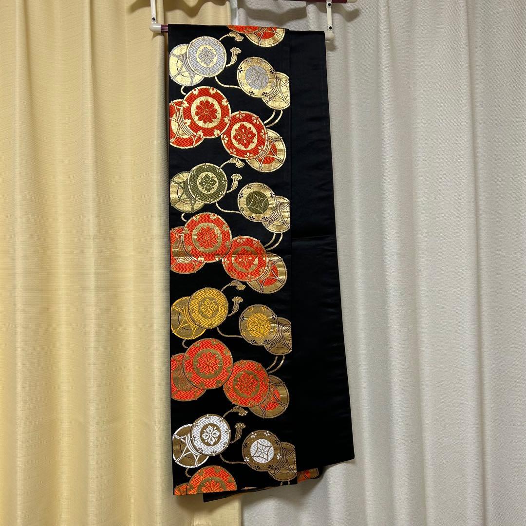 七五三 振袖と帯 セット 水色 7歳